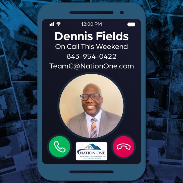Have A Wonderful Weekend From All Of Us At #N1Mortgage! ☺️✨

Dennis Is Available This Weekend To Help With All Your Lending Needs. We Are Here 𝗦𝗘𝗩𝗘𝗡 Days A Week, So Just Give Us A Call📱Or Shoot Us An Email. 📧 

 #Whoyougonnacall #Dennisfields  #Theteam #That #Neversaysno