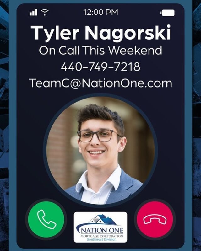 Wishing Everyone An Amazing Weekend In The Lowcountry💙

 #Whoyougonnacall This Weekend For All Your Lending Needs...tyler! Don’t Hesitate To Reach Out, And He Will Be Happy To Assist You With Anything You Need. 🙌 The #N1Mortgage Team Is Here 7️⃣ Days A Week, So Give Us A Call📱Or Email Us.📧 

#Tylernagorski #Nationone #Neversaysno