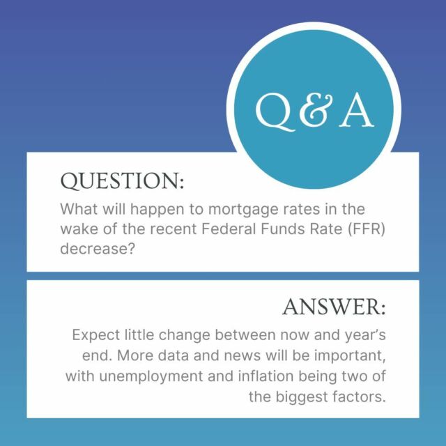 In September, the Fed lowered interest rates for the first time, which could still influence mortgage rates, though the extent remains uncertain. Factors like unemployment and inflation will play a key role in what happens next. Our team is monitoring these changes closely to ensure you have the most up-to-date guidance. 

At Nation One Mortgages, we’re committed to staying ahead of market trends and providing you with expert advice every step of the way.

Have questions about your mortgage or the market? Let us know in the comments below 👇 

#realestate #mortgagelender #homeownership #homeowner #mortgagerates #economy #housingmarket